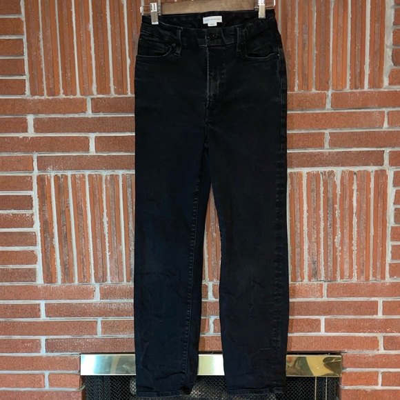 Good America Adaptive Fit Black Skinny Jeans Size 6-12 - Picture 1 of 8